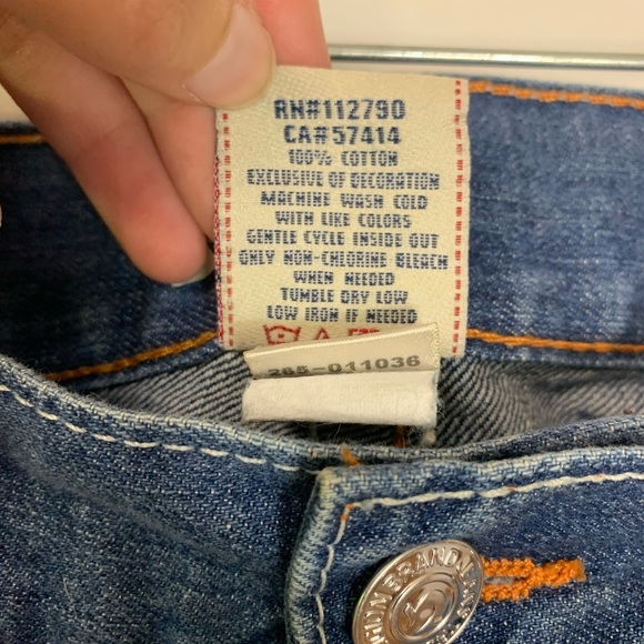 True Religion Men’s Straight Jeans Waist 38 Horse  Shoe Embroidered Pocket Flap - Picture 11 of 15